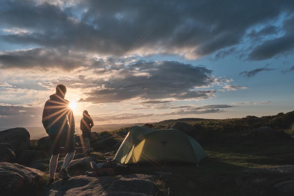 Wild camping generic shot