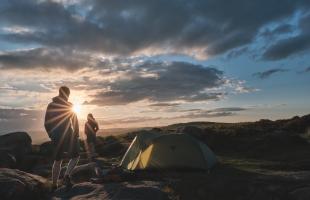 Wild camping generic shot